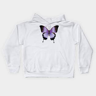 Purple Butterfly Kids Hoodie